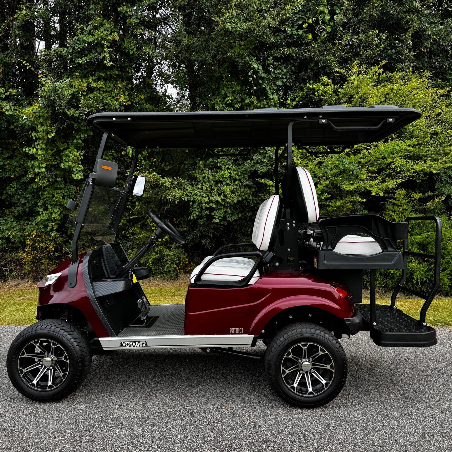 *ON SALE!* Voyager Patriot 4-Passenger 2025 72V Lithium - Canyon Crimson $12,495
