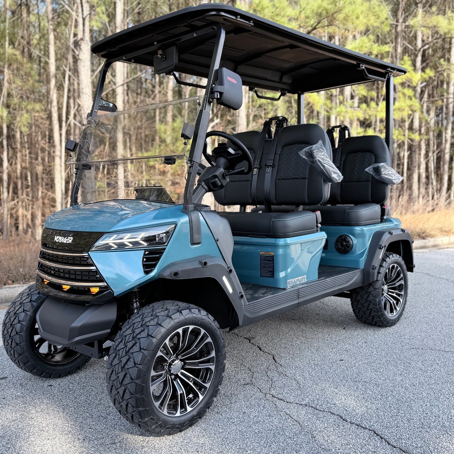 *Available for Pre-Order* Voyager Commander Forward-Facing 2026 72V Lithium - Riptide Blue $13,495