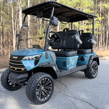 *Available for Pre-Order* Voyager Commander Forward-Facing 2026 72V Lithium - Riptide Blue $13,495