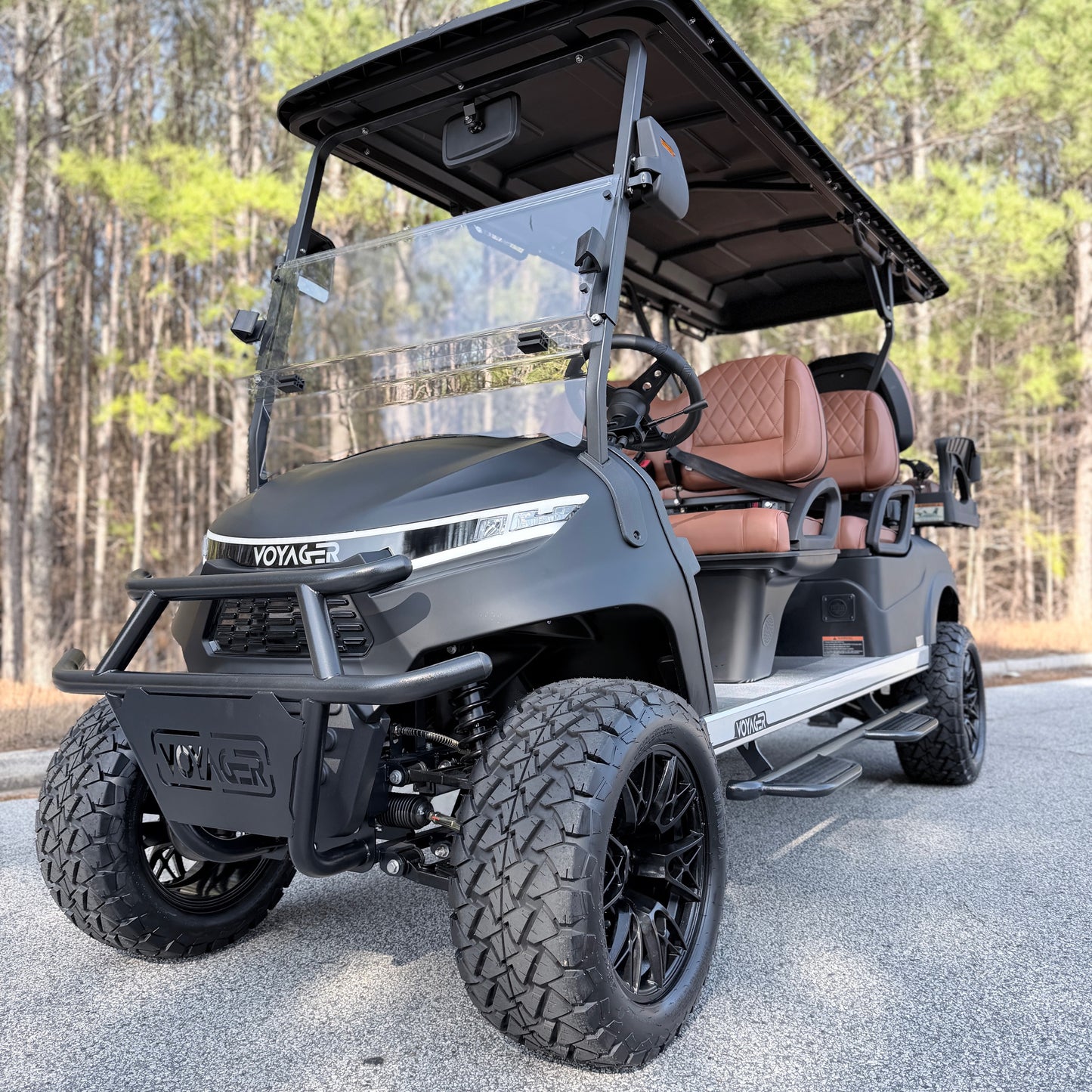 Voyager Patriot Lifted 6-Passenger w Upgrades - 2026 72V Lithium - Midnight Matte $15,335 (Copy)
