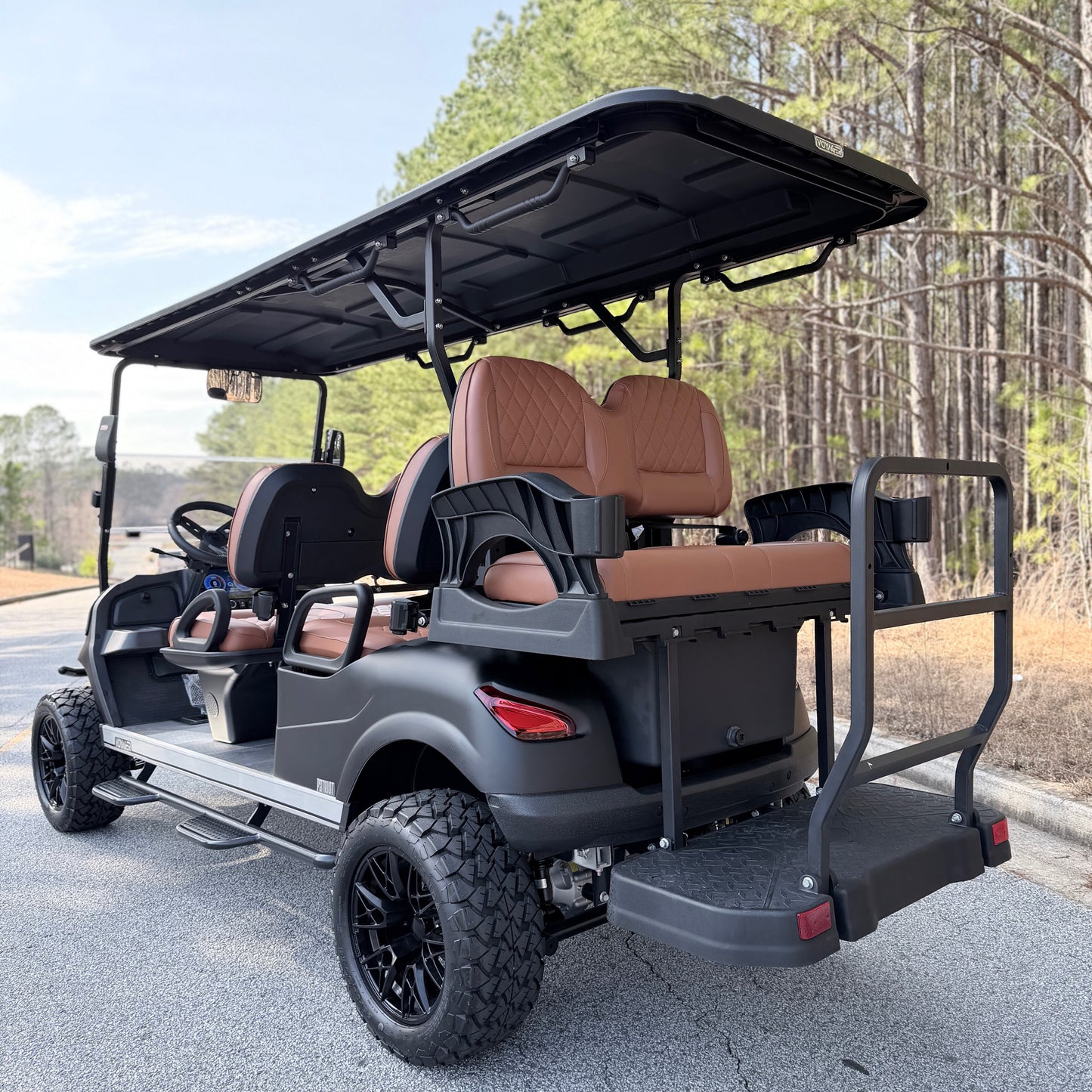 Voyager Patriot Lifted 6-Passenger w Upgrades - 2026 72V Lithium - Midnight Matte $15,335 (Copy)
