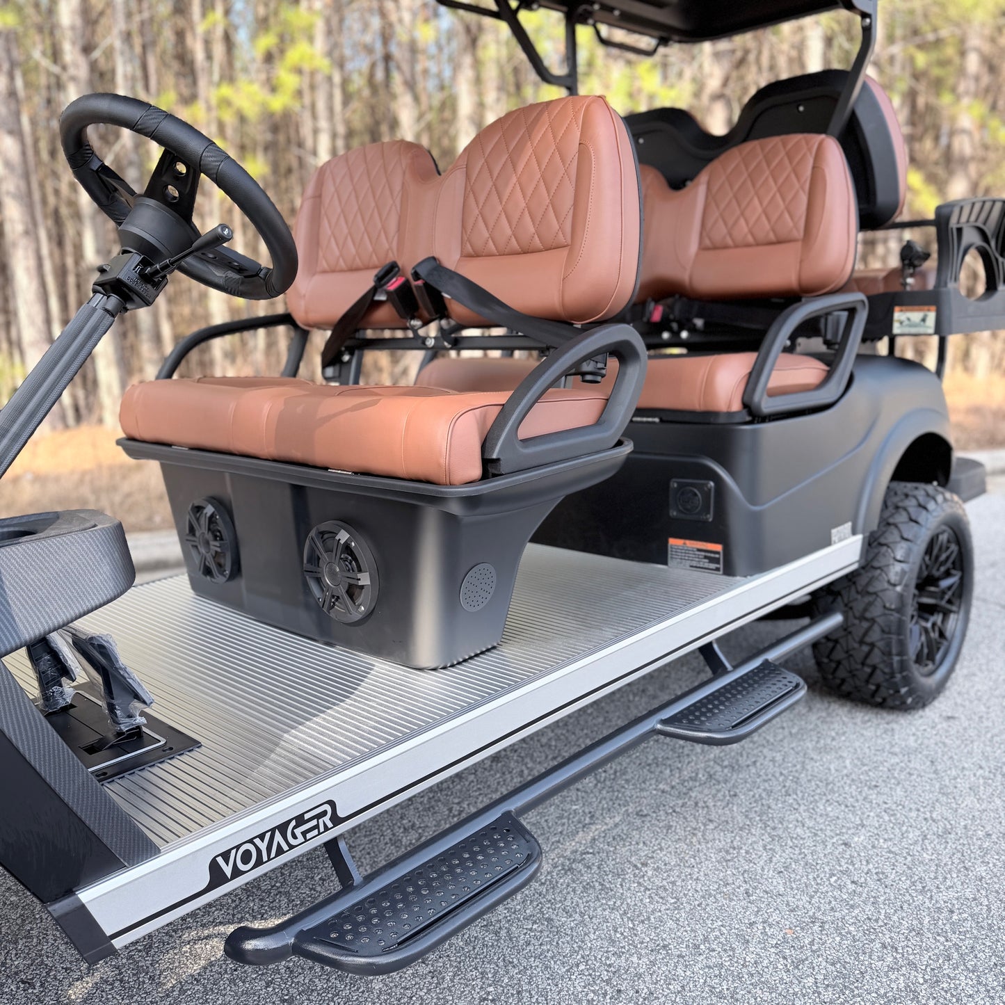 Voyager Patriot Lifted 6-Passenger w Upgrades - 2026 72V Lithium - Midnight Matte $15,335 (Copy)