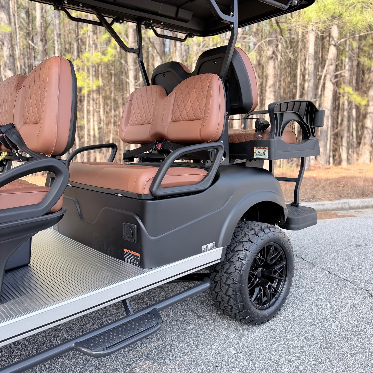 Voyager Patriot Lifted 6-Passenger w Upgrades - 2026 72V Lithium - Midnight Matte $15,335 (Copy)