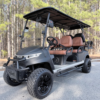 Voyager Patriot Lifted 6-Passenger w Upgrades - 2026 72V Lithium - Midnight Matte $15,335 (Copy)