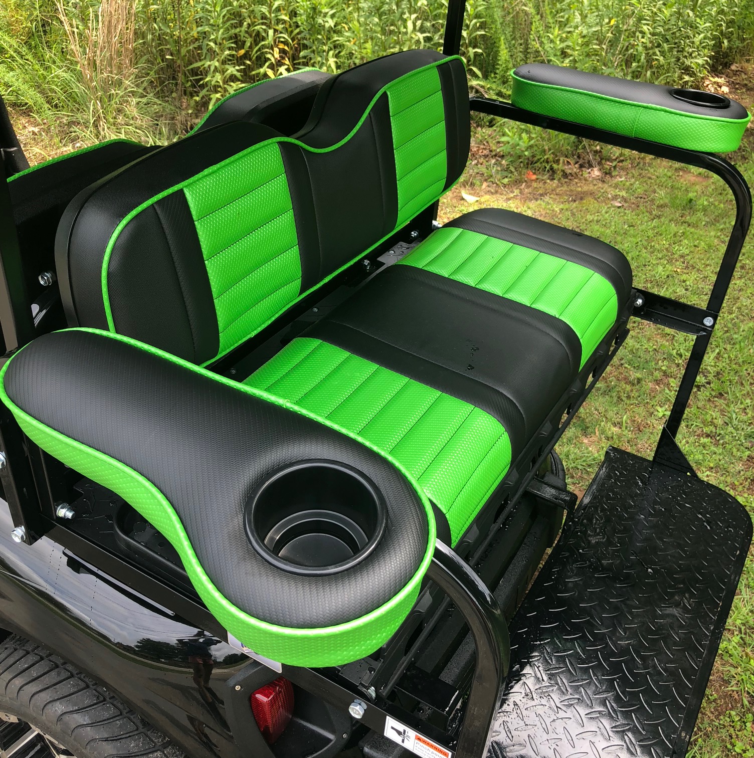 Custom Upholstered Arm Rests - Big O's Golf Carts